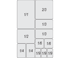 Yato Toya Sa Poland Gastronominis indas GN 1/4 | 265 × 162 × 65 mm | nerūdijantis plienas | 1,5 l (YG-00282)