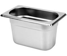 Yato Toya Sa Poland Gastronominis indas GN 1/9 | 176 × 108 × 100 mm | nerūdijantis plienas | 0,9 l (YG-00296)