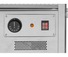 Yato Toya Sa Poland Šildoma vitrina | pastatoma | 120 l | 1100 W | 678 × 568 × 686 mm | 30–90 °C | 3 lentynos | stumdomos durys | nerūdijantis plienas ir stiklas | LED (YG-04980)