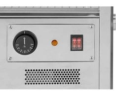 Yato Toya Sa Poland Šildoma vitrina | pastatoma | 160 l | 1500 W | 856 × 568 × 686 mm | 30–90 °C | 3 lentynos | stumdomos durys | nerūdijantis plienas ir stiklas | LED | vandens talpa drėgmei (YG-04981)
