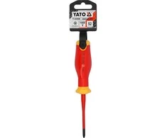 Toya Sa Poland Izoliuotas atsuktuvas elektrikui | labai plonas | PZ1 x 80 mm | 1000 V (YT-282656)