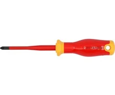 Toya Sa Poland Izoliuotas atsuktuvas elektrikui | labai plonas | PZ2 x 100 mm | 1000 V (YT-282657)