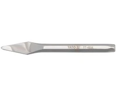 Toya Sa Poland Kaltas „cape“ – metalo darbams, CrV60 – 5,5 mm briauna, 125 mm (YT-4694)
