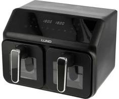 Toya Sa Poland Karšto oro gruzdintuvė dviguba | be aliejaus, LCD valdymas | 4 L + 4 L (67563)