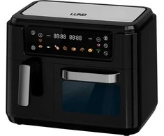 Toya Sa Poland Karšto oro gruzdintuvė dviguba | be aliejaus, juoda | 2400 W, 3.5 L + 7.5 L (67564)