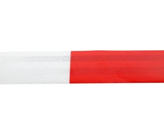 Toya Sa Poland Mikroprizminė atšvaitinė juosta | balta-raudona | 49 mm x 45,7 m (YT-72513)