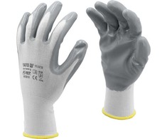 Yato Toya Sa Poland NYLON PROTECTIVE GLOVES COATED WITH OIL-RESISTANT NITRILE, SIZE 9 (YT-74739)
