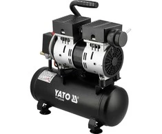 Toya Sa Poland Oro kompresorius tylus | betepalinis | 6L/0.8MPA/8BAR/116PSI/ 107l/min | 550 W (YT-23340)