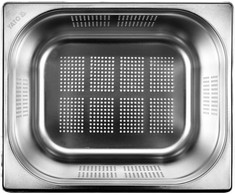 Yato Toya Sa Poland Perforuotas gastronominis indas GN 1/2 | 325 × 265 × 150 mm | nerūdijantis plienas | 9,5 l (YG-00357)