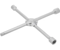 Yato Toya Sa Poland Raktas ratams kryžminis – tvirtas, grūdinto plieno – 17/19/21 mm ir 1/2" (YT-08004)