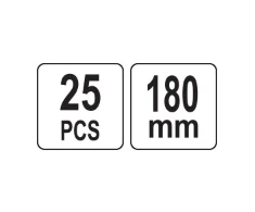 FLO Toya Sa Poland Smeigtukai / ankeriai sodo kraštams ir medžiagoms tvirtinti | 180 mm 25 vnt. (88713)