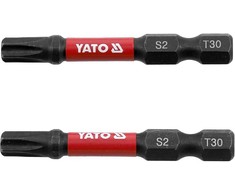 Toya Sa Poland Smūginiai antgaliai T-Star (Torx) T30 | S2 plienas | 6,3 mm (1/4") | 2 vnt. (YT-78056)
