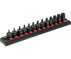 Toya Sa Poland Smūginiai antgaliukai su skylutėmis TORX | T10 - T70 | 3/8" | 13 vnt (YT-10668)
