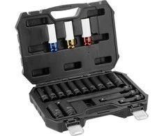 Yato Toya Sa Poland Smūginių ilgų ir plonasienių galvučių rinkinys | CR-MO | 18 vnt. (YT-10566)