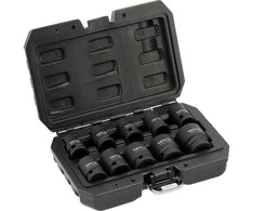 Yato Toya Sa Poland Smūginių trumpų galvučių rinkinys – AS-Drive, CrMo – 1/2", 10 vnt (YT-10252)