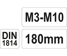YATO POKRĘTŁO DO GWINTOWNIKÓW M3-M10 YT-2996