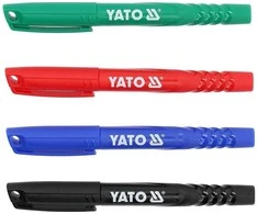 Yato Toya Sa Poland Techniniai markeriai | 4 vnt | juoda žalia raudona mėlyna (YT-69304)