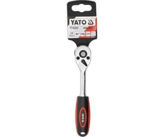 Toya Sa Poland Terkšlinė rankena galvutėms | 90T smulkūs dantukai | 6.3 mm (1/4") (YT-03241)