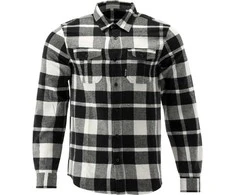 Toya Sa Poland Vyriški flaneliniai marškiniai juoda/balta | 100% medvilnė | XL dydis (YT-78815)