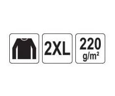 Yato Toya Sa Poland Vyriški marškinėliai ilgomis rankovėmis | juodi | 100% medvilnė | 2XL dydis (YT-78834)