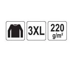 Yato Toya Sa Poland Vyriški marškinėliai ilgomis rankovėmis | juodi | 100% medvilnė | 3XL dydis (YT-78835)