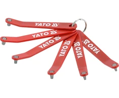 Toya Sa Poland Žemo profilio Torx atsuktuvų rinkinys | T10–T30 | 6 vnt. (YT-77751)