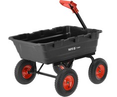 Yato Toya Sa Poland Sodo vežimėlis su savivarčiu XXL 550 kg, 13" ratai (YT-86961)