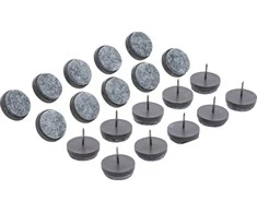 Bgs Technic Vailokinių padukų rinkinys | su vinukais | Ø 24 mm | 20 vnt. (80868)