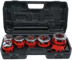 Bgs Technic Vamzdžių sriegimo rinkinys | 1/4"-1 1/4" | 8 vnt. (1891)