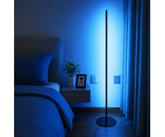 Verk Group Pastatomas 50 cm RGB šviestuvas juodas (VERK12424-50)