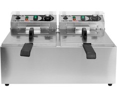 Yato Toya Sa Poland Elektrinė gruzdintuvė dviguba | 2 × 8 l | 2 × 3,3 kW (YG-04623)