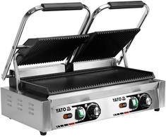 Yato Toya Sa Poland DOUBLE GRILLED CONTACT GRILL 58CM, 3.6KW (YG-04560)