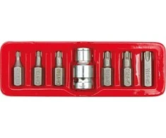 Toya Sa Poland Antgalių rinkinys TORX, 7 dalių, 30mm ilgio (66570)