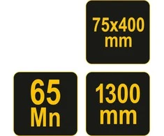 Vorel Toya Sa Poland Betono gramdiklis su rankena 75 X 400 mm | 1300 mm (05752)