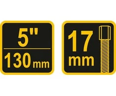 Vorel Toya Sa Poland Guolių nuėmėjas lygiagretus 2- kojis | 130 mm (80472)