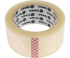 VOREL PP pakavimo juosta skaidri 48 mm x 66 m