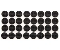 Vorel Toya Sa Poland Lipnūs padukai baldams juodi 18mm/32vnt. (74885)