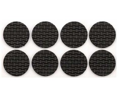 Vorel Toya Sa Poland Lipnūs padukai baldams juodi 38mm/8vnt. (74887)