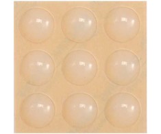 Vorel Toya Sa Poland Lipnūs padukai baldams silikoniniai skaidrūs 15mm 9vnt. (74913)