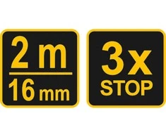 VOREL VALČIUOTAS MATAVIMAS SU GUMINIU dangteliu 2m x 16mm