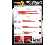 VOREL vamzdžių raktas NAST 1" (90`)...