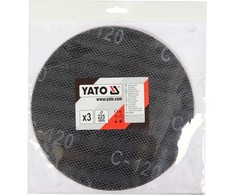 Toya Sa Poland Abrazyvinis tinklinis diskas su Velcro | P120 | 225 mm | 3 vnt. (YT-845833)
