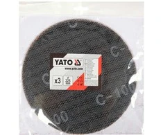 Toya Sa Poland Abrazyvinis tinklinis diskas su Velcro | P100 | 225 mm | 3 vnt. (YT-845823)