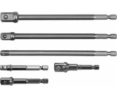 Yato Toya Sa Poland Adapterių komplektas | ilgi ir trumpi | iš 1/4"(6,3 mm) į galvutes 1/4" - 3/8" - 1/2" | 150 mm (YT-04629)