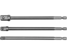 YATO ADAPTER HEX DO NASADEK KPL.3 vnt.. (1/4", 3/8", 1/2")