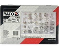 YATO PODKŁADKI ALUMINIOWE 300szt. MIX