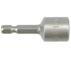 Yato Toya Sa Poland Antgalis - galvutė magnetinė CR-V, 1/4" 12x48 mm su pakuote (YT-1517)