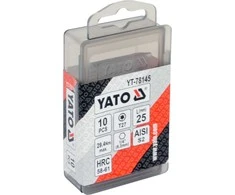 Toya Sa Poland Antgalių rinkinys | 6.3 mm (1/4") | T-star (Torx) T27 | S2 | 10 vnt. (YT-78145)