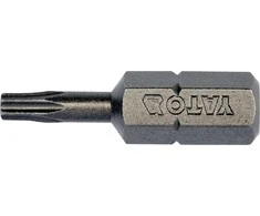 Toya Sa Poland Antgalių rinkinys | 6.3 mm (1/4") | T-star (Torx) T10 | S2 | 10 vnt.(YT-78141)