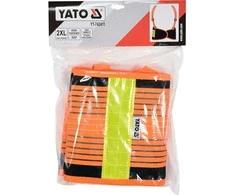 Yato Toya Sa Poland Apsauginis juosmens diržas su petnešom | Ryškiai oranžinis | 2XL dydis (YT-742411)